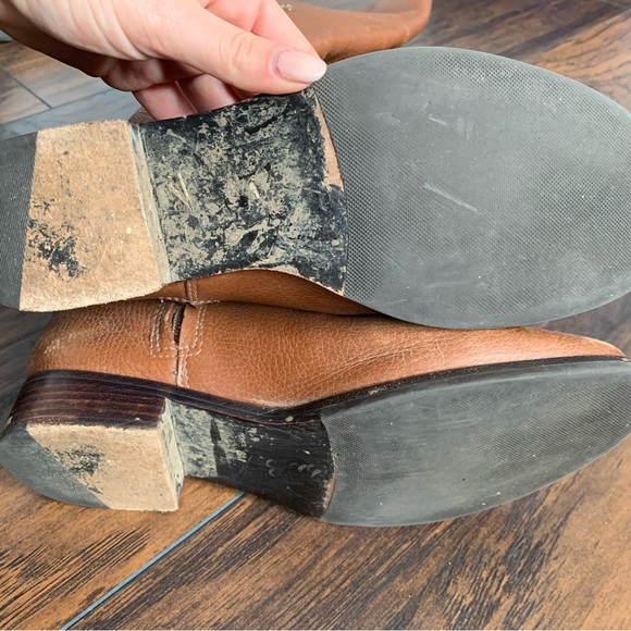 Tory Burch Women's Leather Jolie Riding Boots Rustic Brown sz 8 - Picture 6 of 9